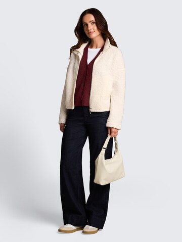 TOM TAILOR Sweatjacke in Weiß