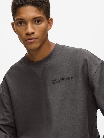 pilka KARL LAGERFELD JEANS Megztinis be užsegimo 'RELAXED INSIDE OUT'