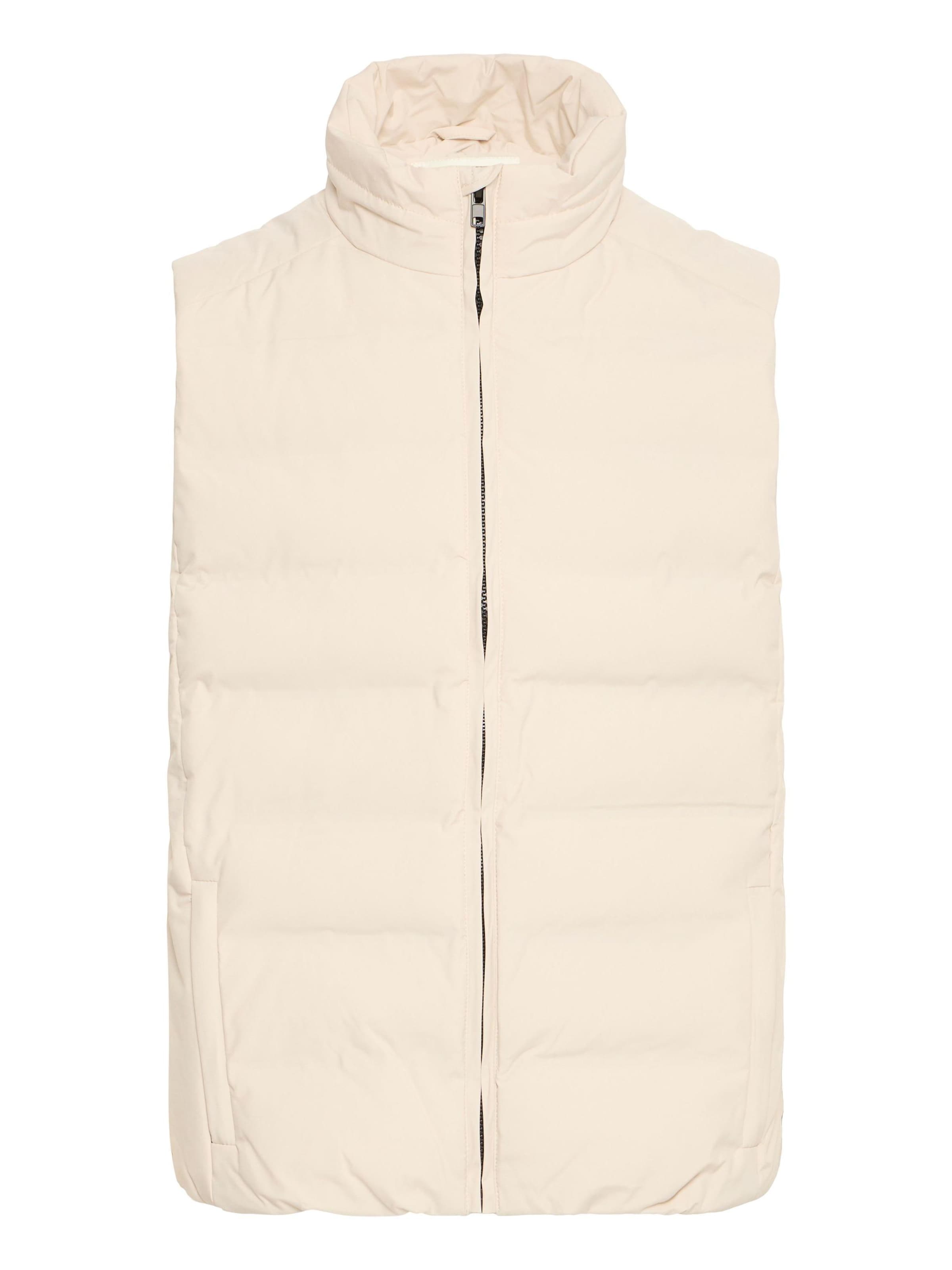 !Solid Vest 'SDMilas' in Beige: front