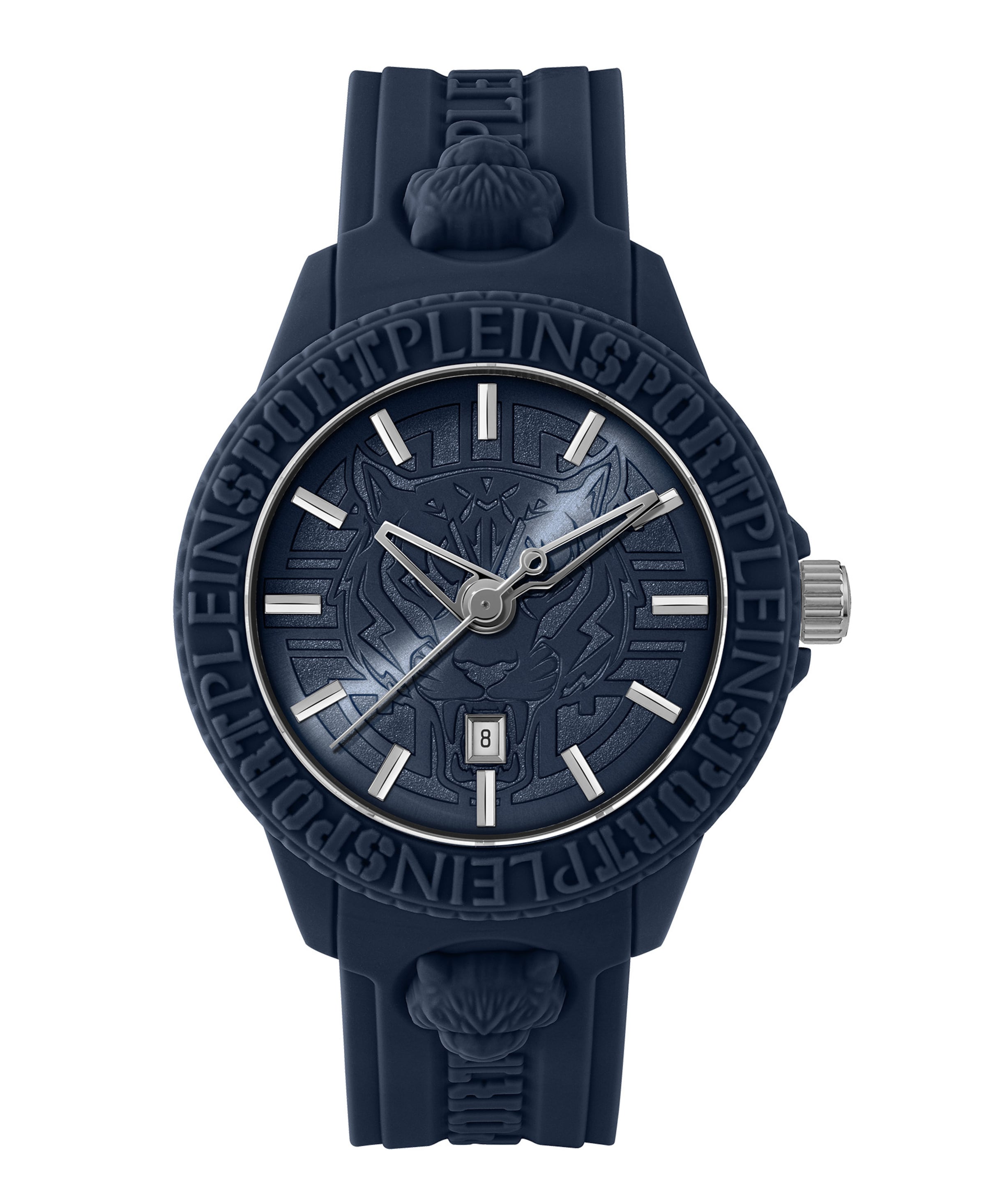 Plein Sport Analoog horloge 'Fearless' in Blauw: voorkant