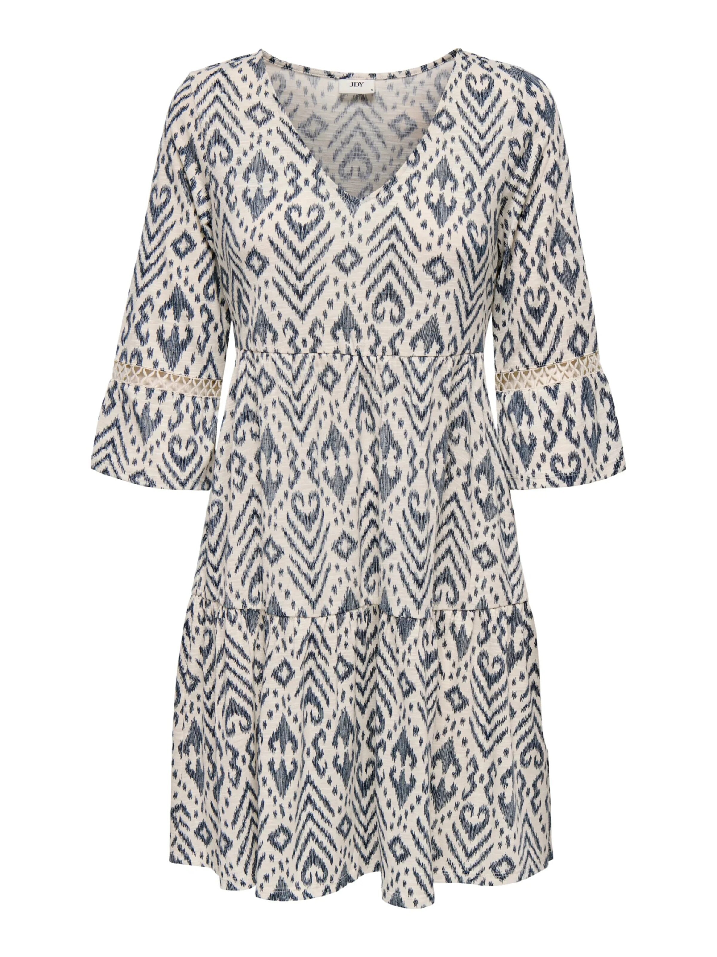 JDY Oversized jurk 'JDYDORA Korte jurk' in Blauw: voorkant