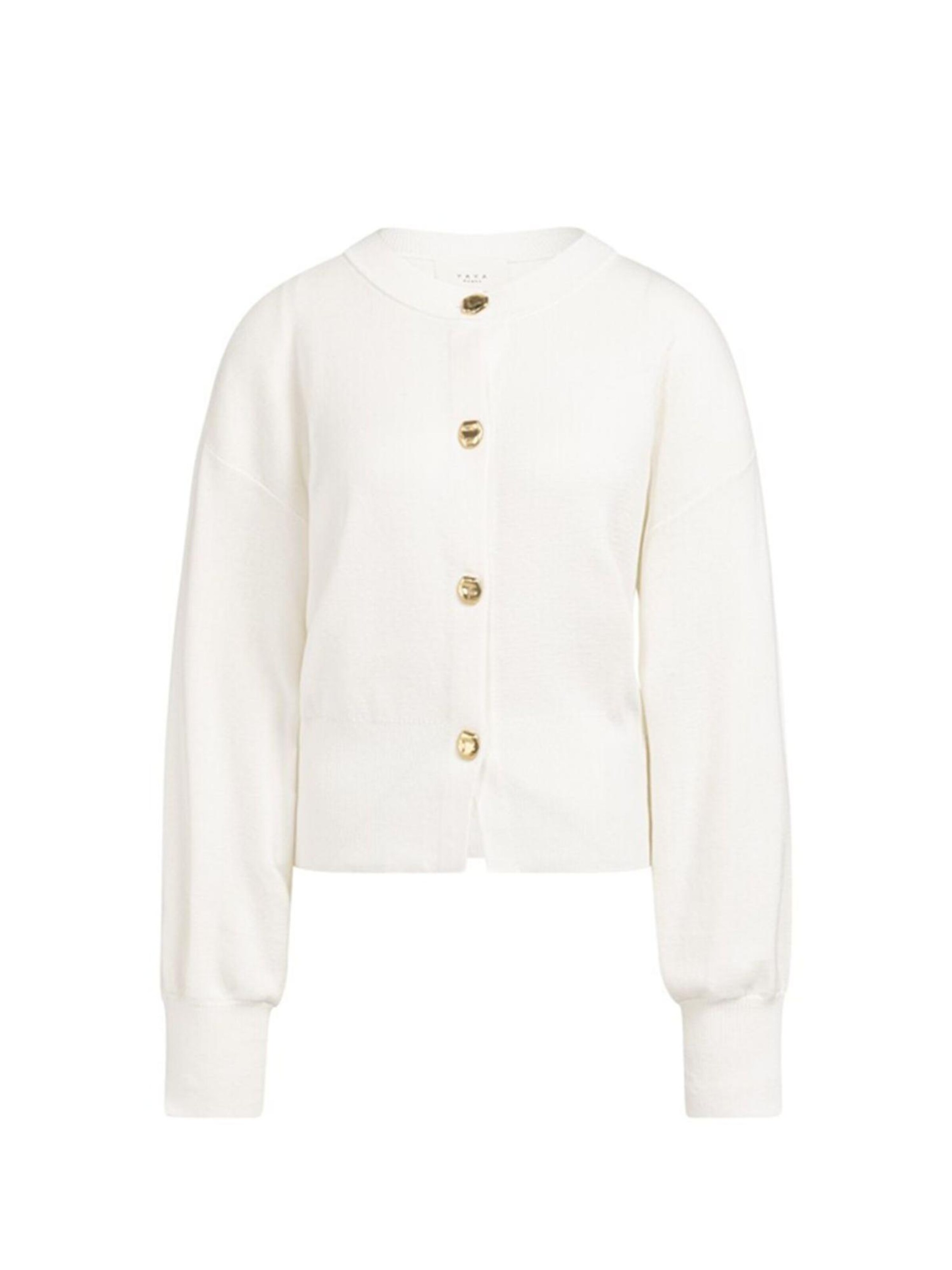 YAYA Strickjacke‌ in Weiß: Vorderseite