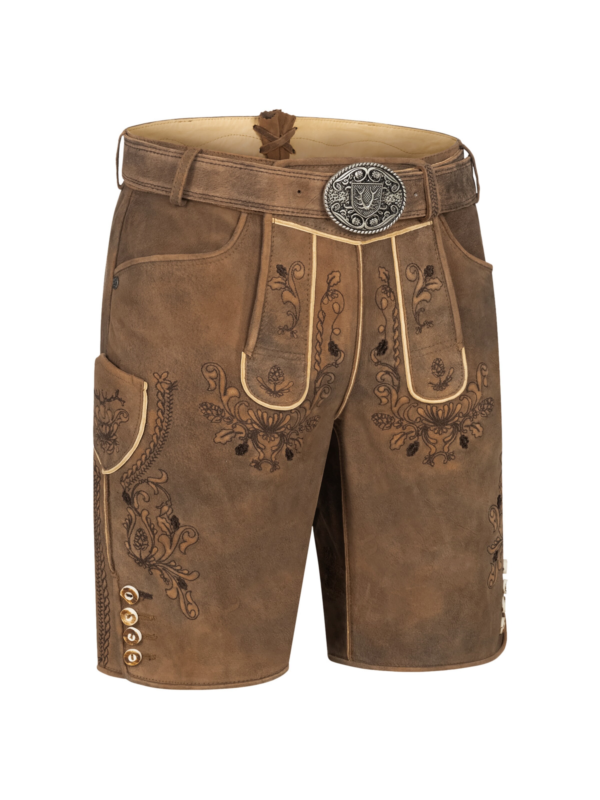 Krüger Buam Regular Hose ' Antonio ' in Braun