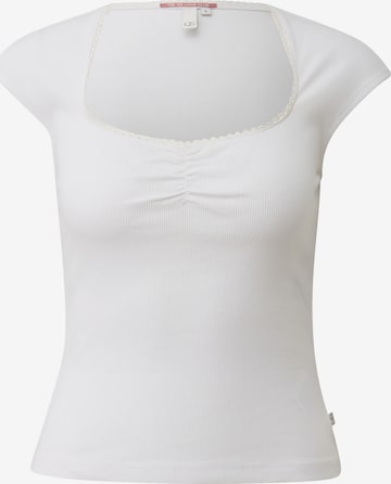 QS Shirt in Wit: voorkant