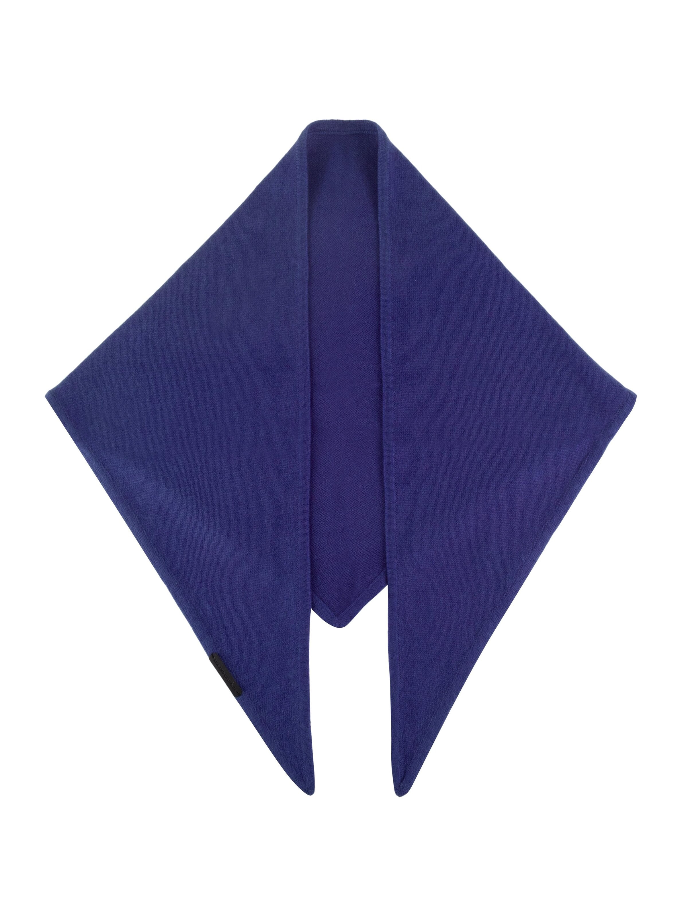 Écharpe SILK & CASHMERE en bleu : devant