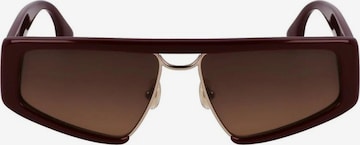 Lunettes de soleil Victoria Beckham en rouge : devant