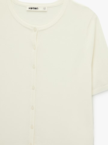 Koton Gebreid vest in Beige