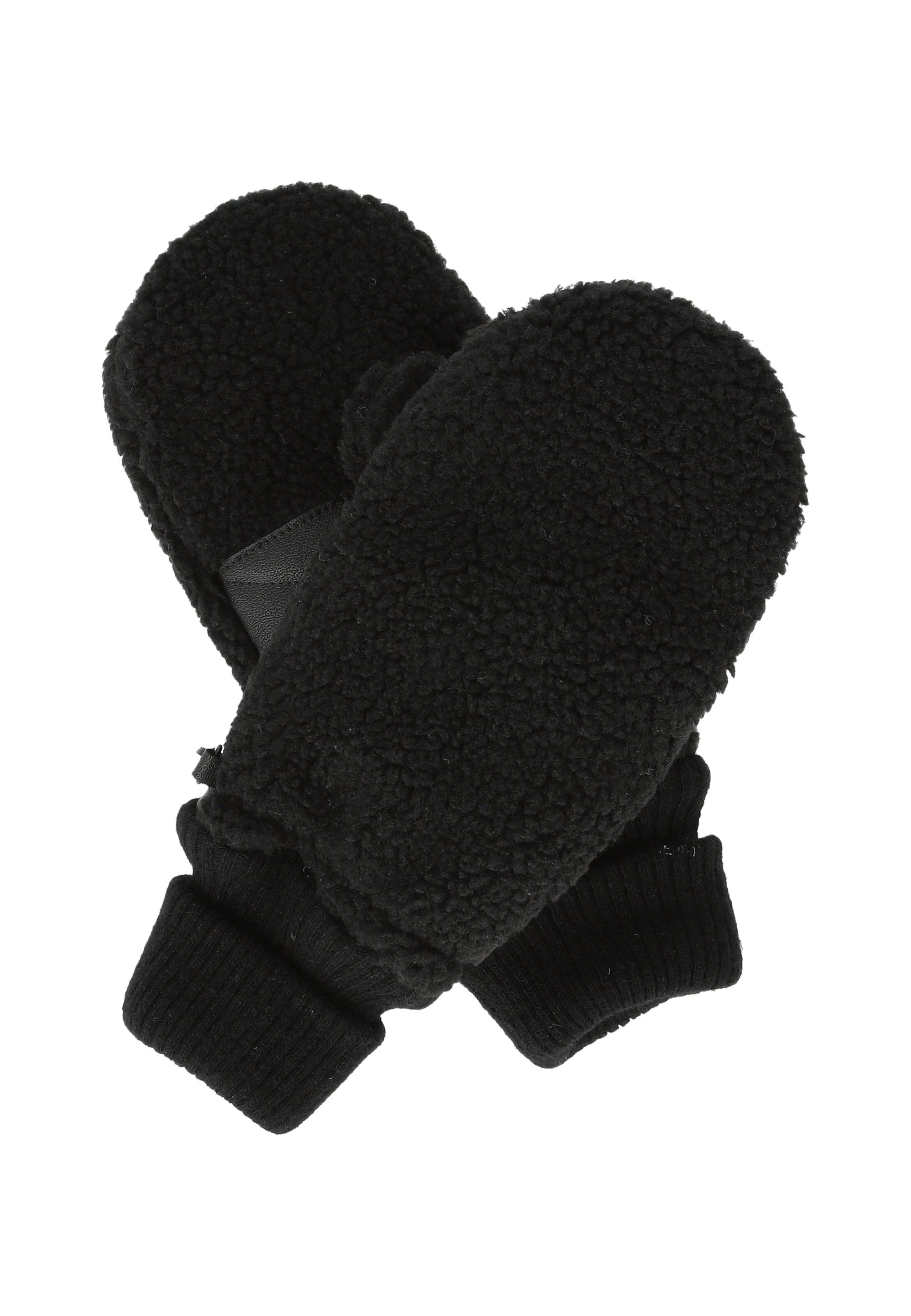 SOS Fäustlinge 'Mamay' in Schwarz: Vorderseite