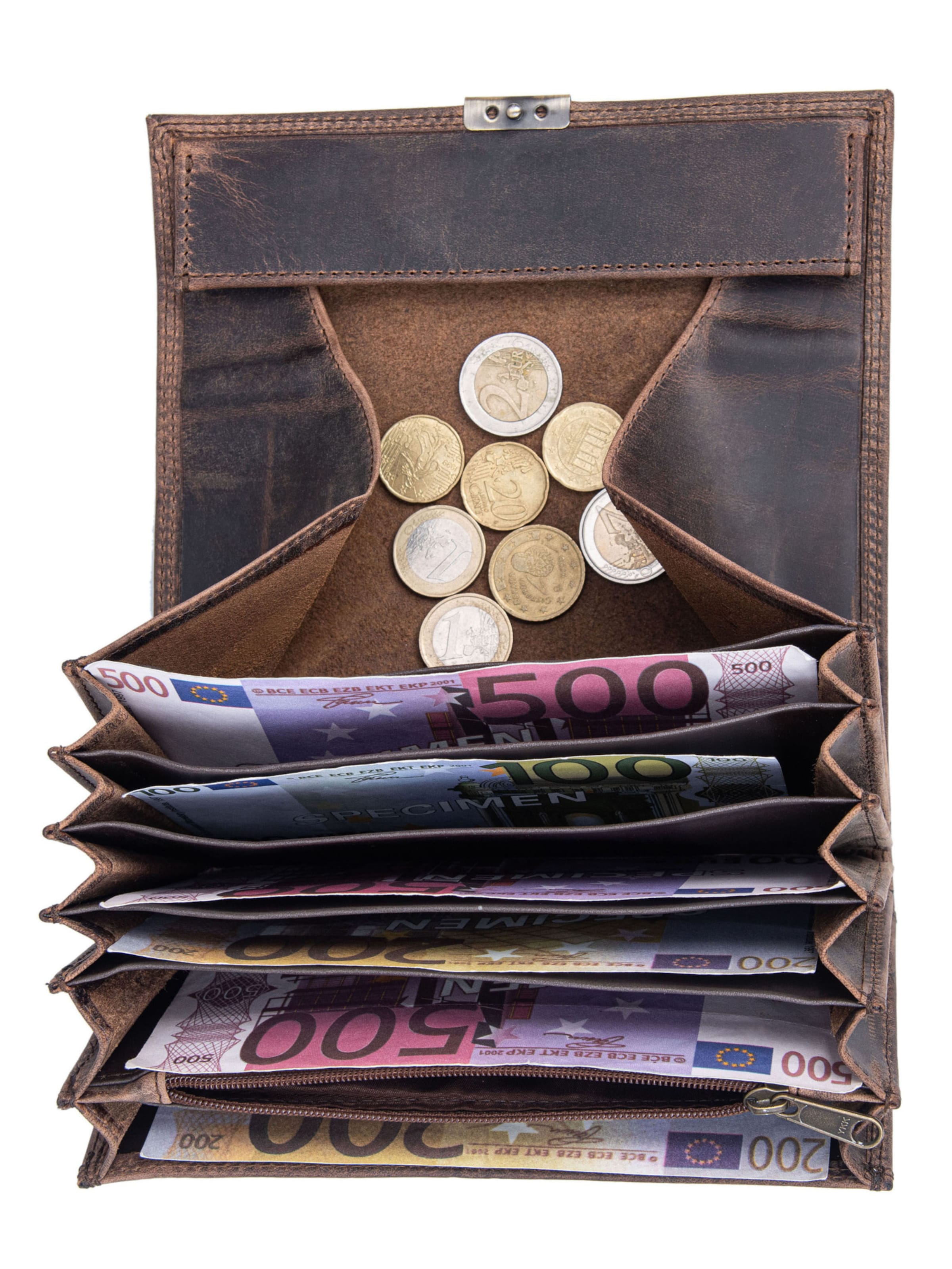 Benthill Wallet 'Waiter' in Brown