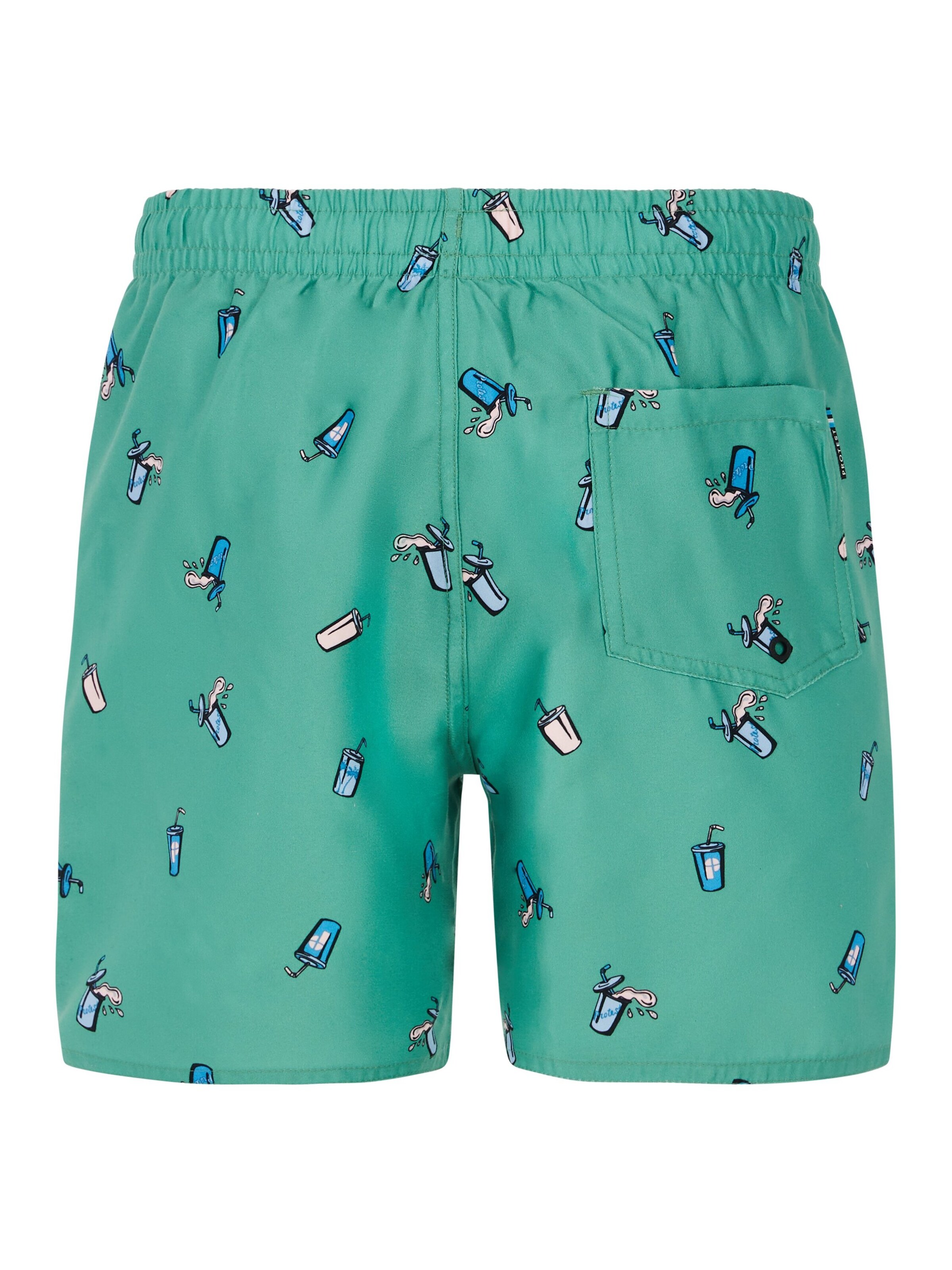 PROTEST Badeshorts 'PRTRocker JR' in Grün