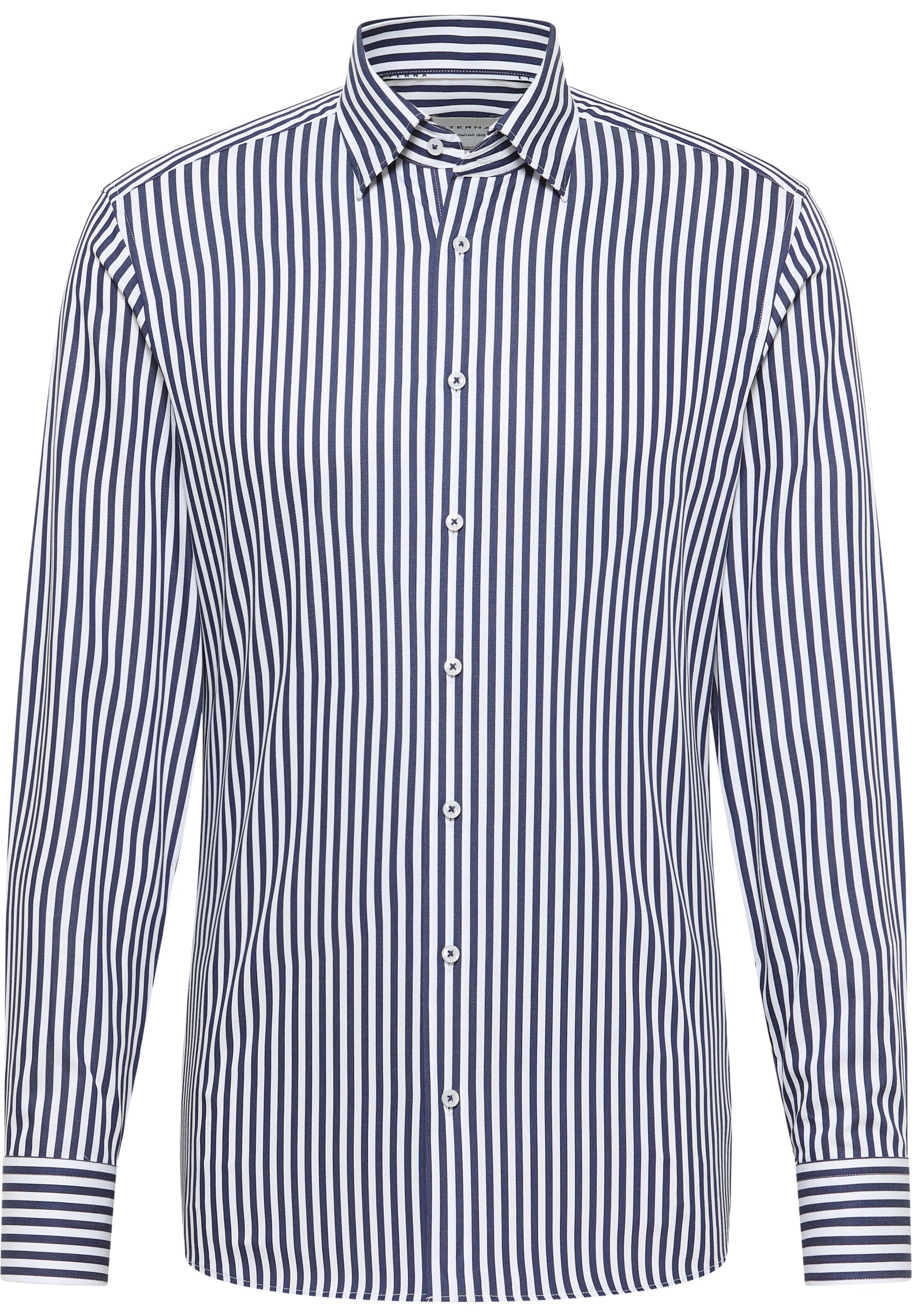 ETERNA Slim fit Zakelijk overhemd in Blauw: voorkant