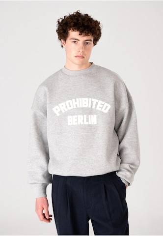 Prohibited Sweatshirt 'Berlin' in Grau