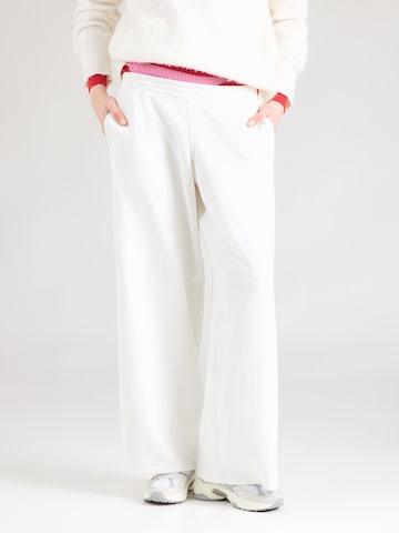 HOLLISTER Zvonové kalhoty Kalhoty – bílá: přední strana