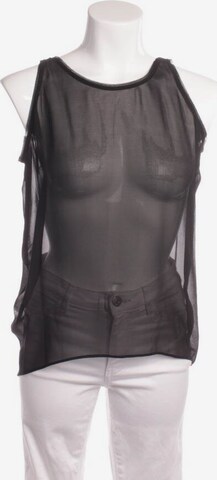 HELMUT LANG Top / Seidentop S in Schwarz: predná strana