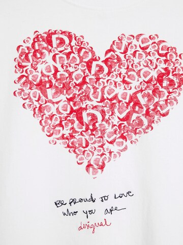 Maglietta 'Minime' di Desigual in bianco