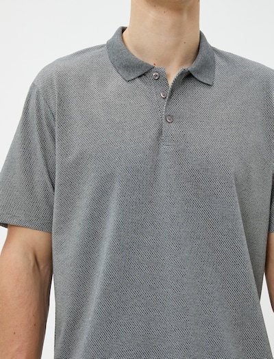 Koton Poloshirt in grau / weiß, Produktansicht
