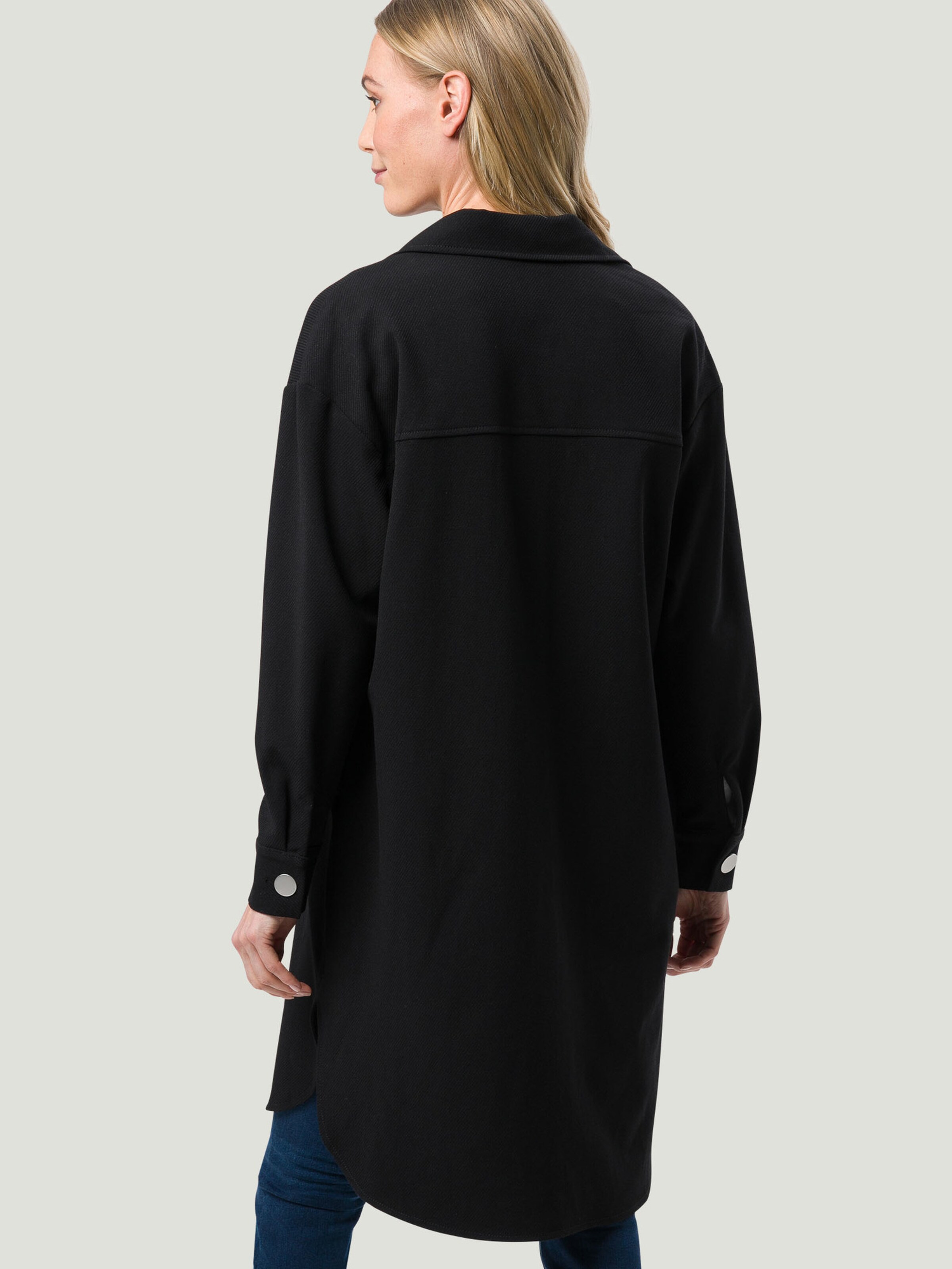 Frauen Große Größen zero Blazer in Schwarz - EK96842 Frauen Große Größen zero Blazer in Schwarz - EK96842