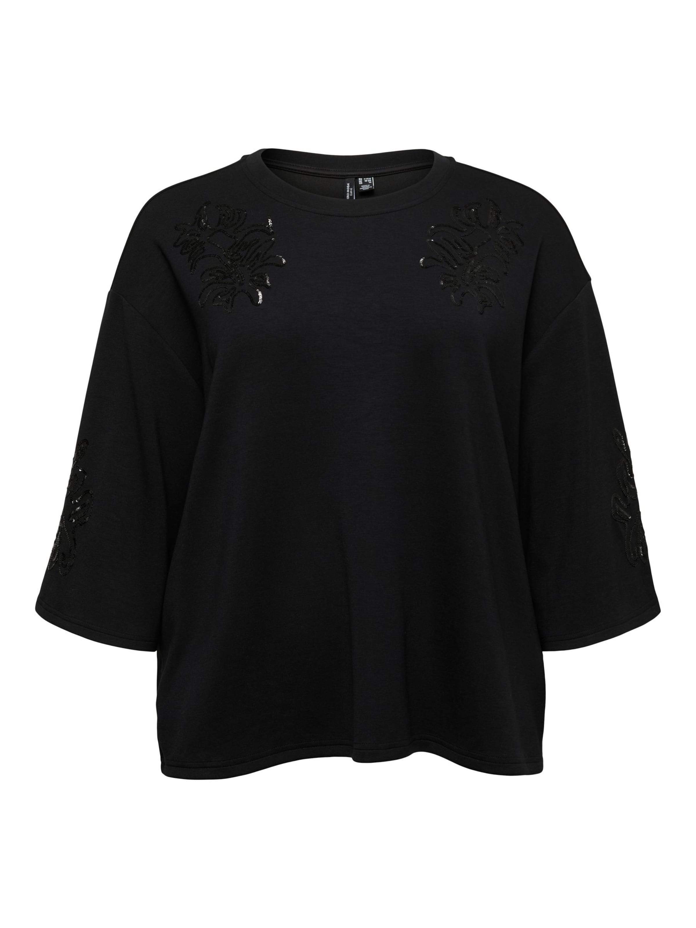 Vero Moda Curve Shirts 'NIA' i sort: forside