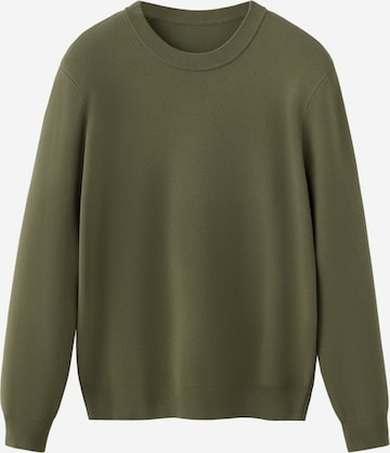 MANGO MAN Pullover 'LUXUS' i grøn: forside