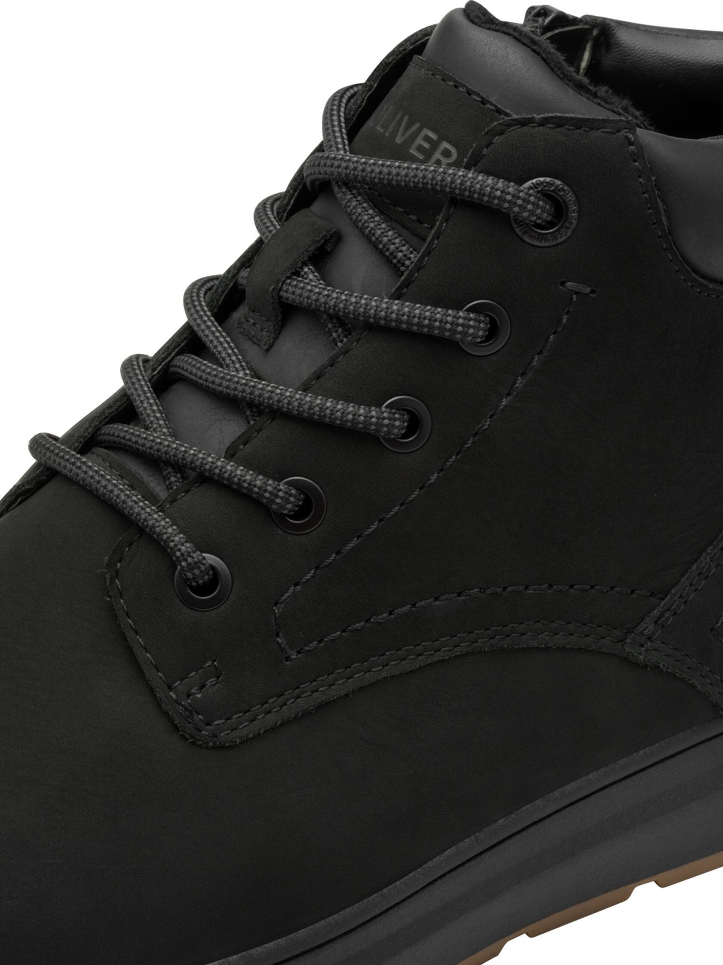 s.Oliver Lace-Up Boots in Black