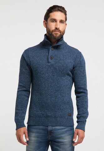 Usha Trui in Blauw: voorkant
