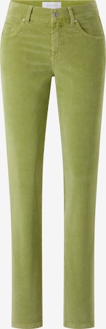 Angels Slimfit Straight-Leg Jeans 'Cici' in Coloured Cord in Grün: predná strana