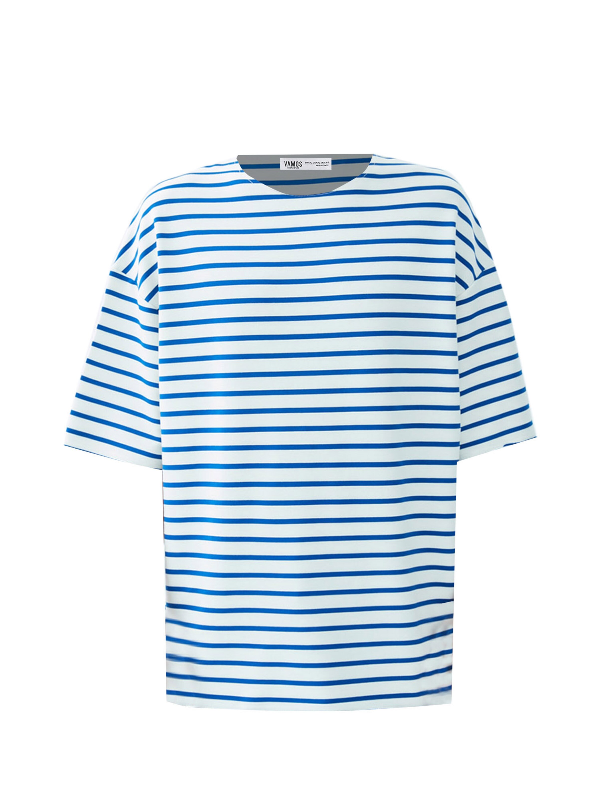 VAMOS CLO Tričko - Modrá: predná strana