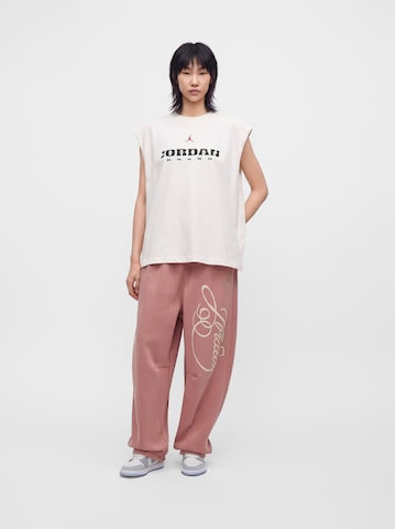JordanLoosefit Hlače 'Brooklyn Fleece' - roza boja: prednji dio