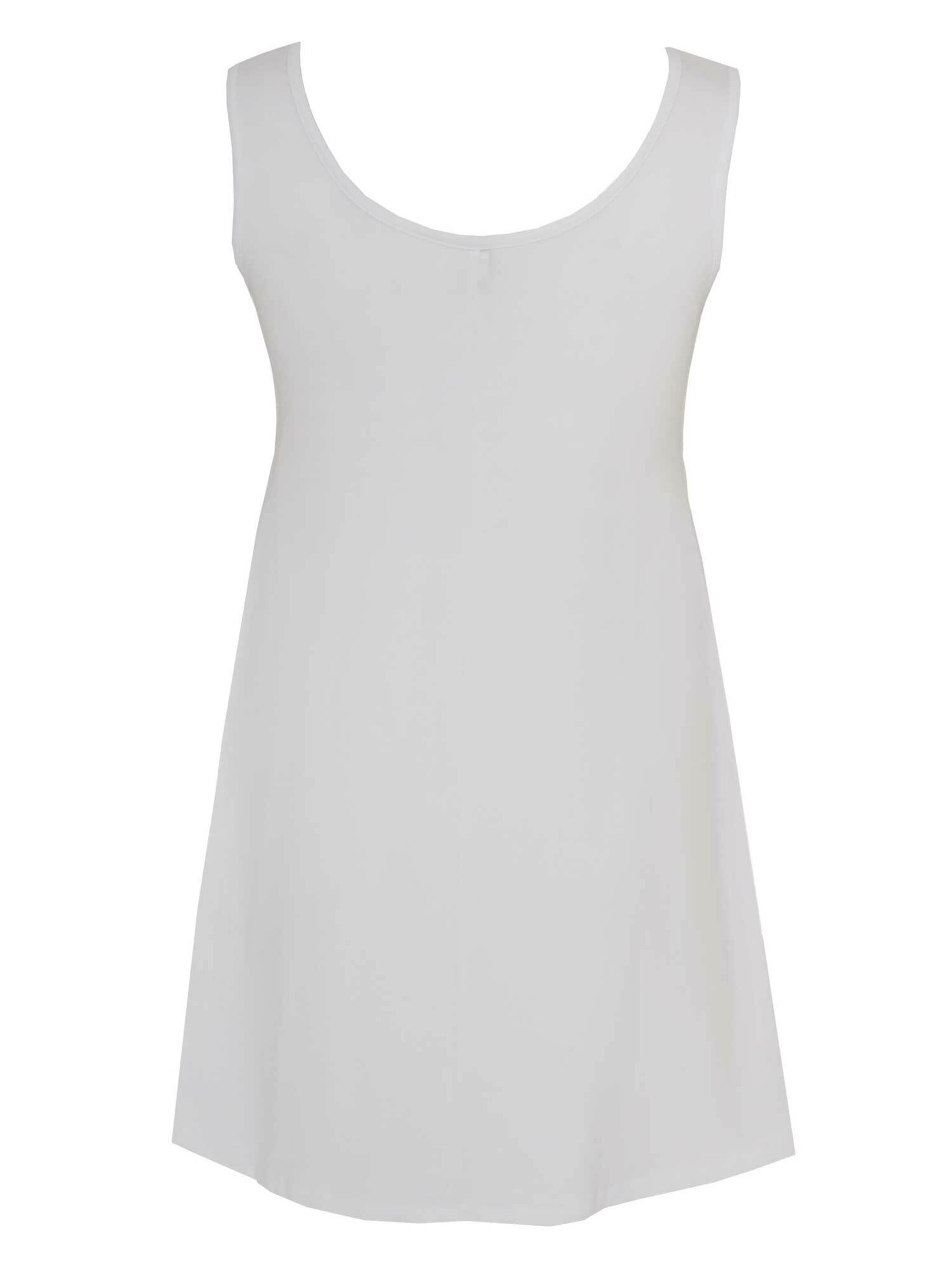 YOEK Top 'MILA' in Wit: voorkant