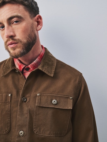 Next Regular fit Between-season jacket in Brown