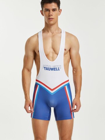 TAUWELL Sportunterhose 'Fitness Wrestling' in Blau: Vorderseite