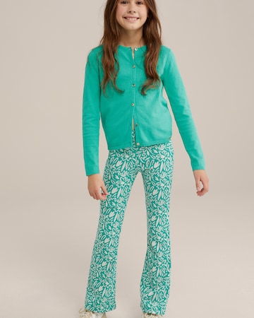 WE Fashion Knit cardigan in Blue