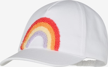 STERNTALER Hat 'Regenbogen' in White: front