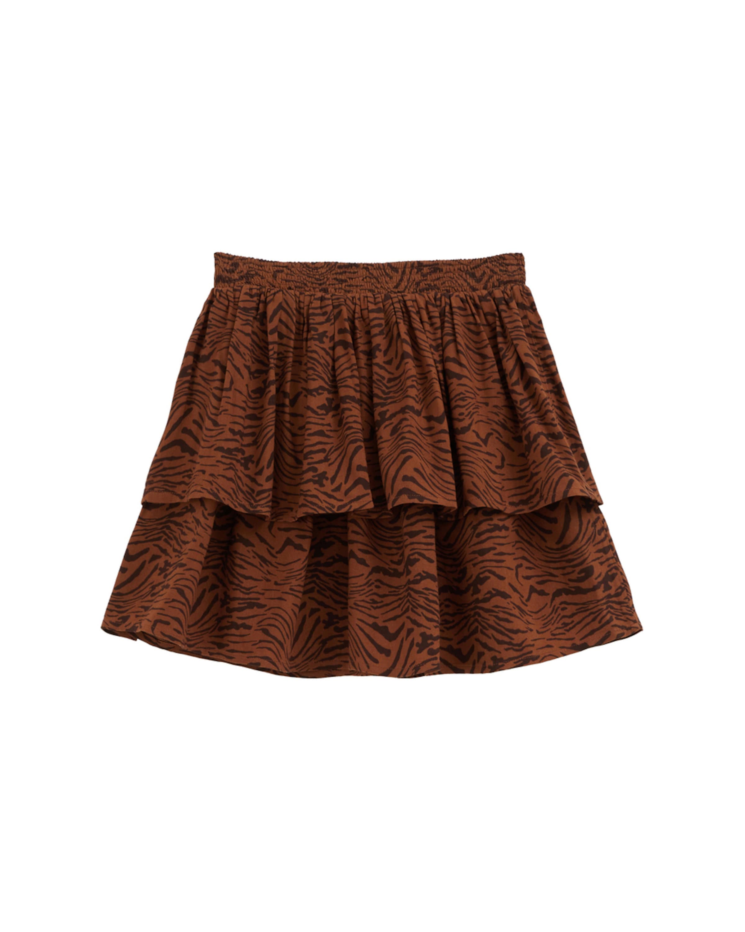 WE Fashion Rok in Bruin: voorkant