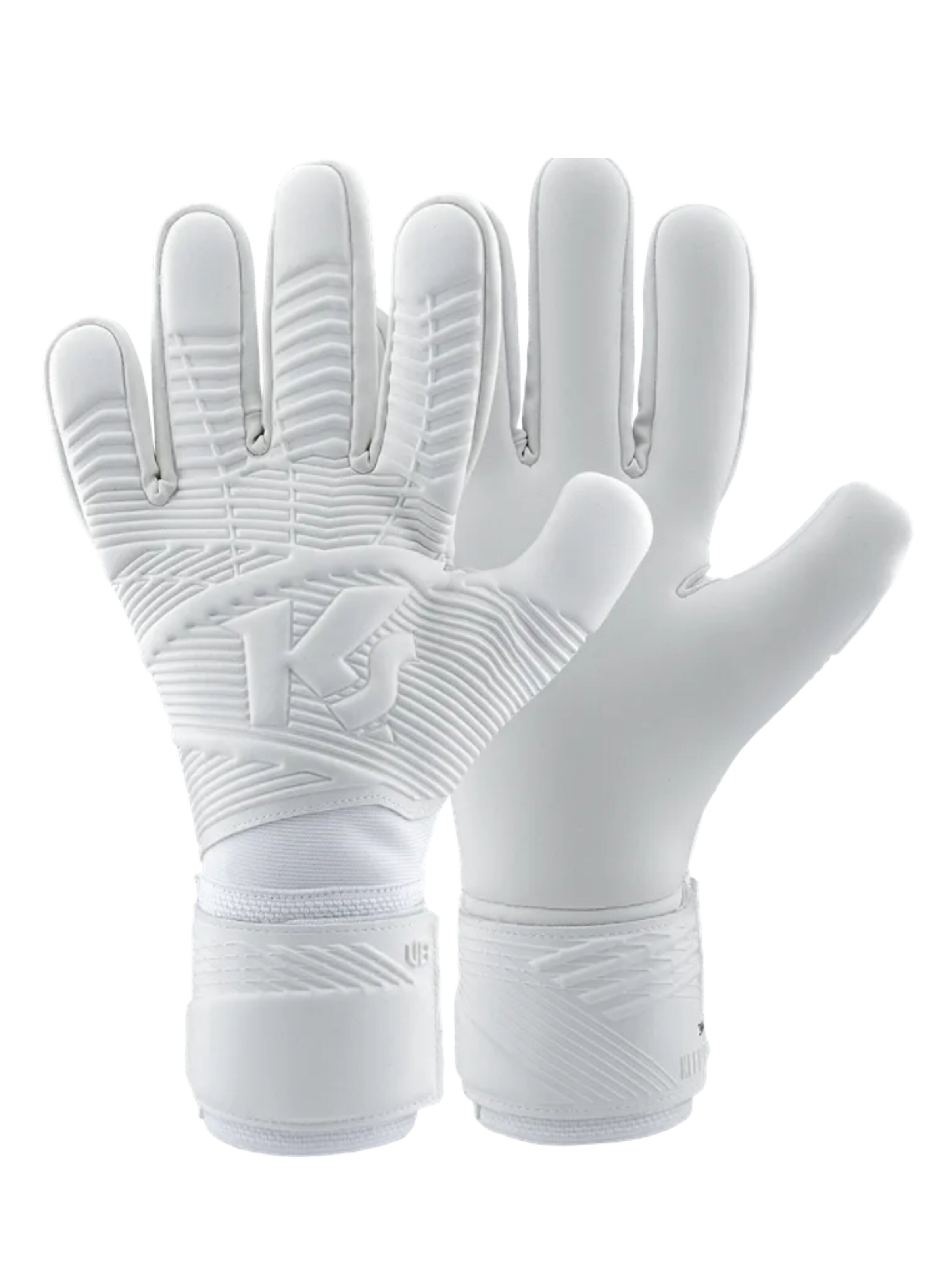 KEEPERsport Sports gloves 'Pro Rise NC' in White: front