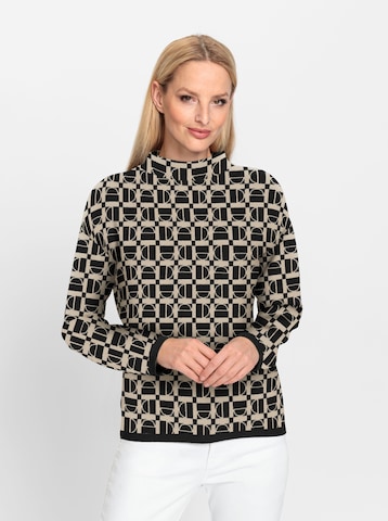 Pull-over heine en noir : devant