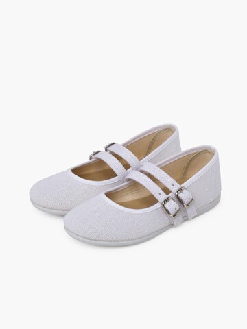 Ballerines Pisamonas en blanc