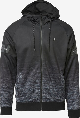 KOROSHI Sweat jacket in Black: front