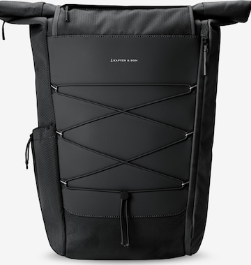 Kapten & Son Rucksack 'Banff' in Schwarz: Vorderseite