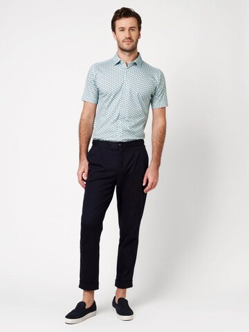 DESOTO Slim fit Button Up Shirt in Blue