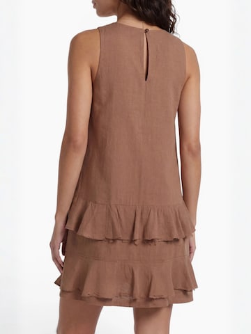 Ana Alcazar Jurk ' Dorisia ' in Bruin