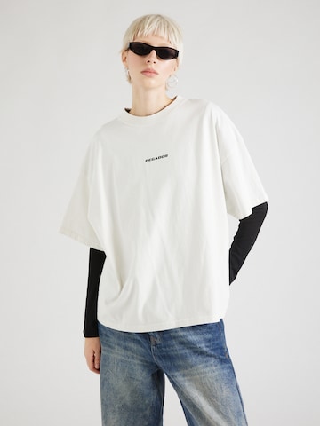 Pegador - Camisa oversized 'Arendal' em bege