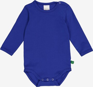 Fred's World by GREEN COTTON Rompertje/body 'Langarm' in Blauw: voorkant