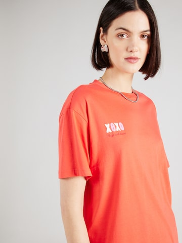 VERO MODA T-Shirt 'EIA MIA' in Rot