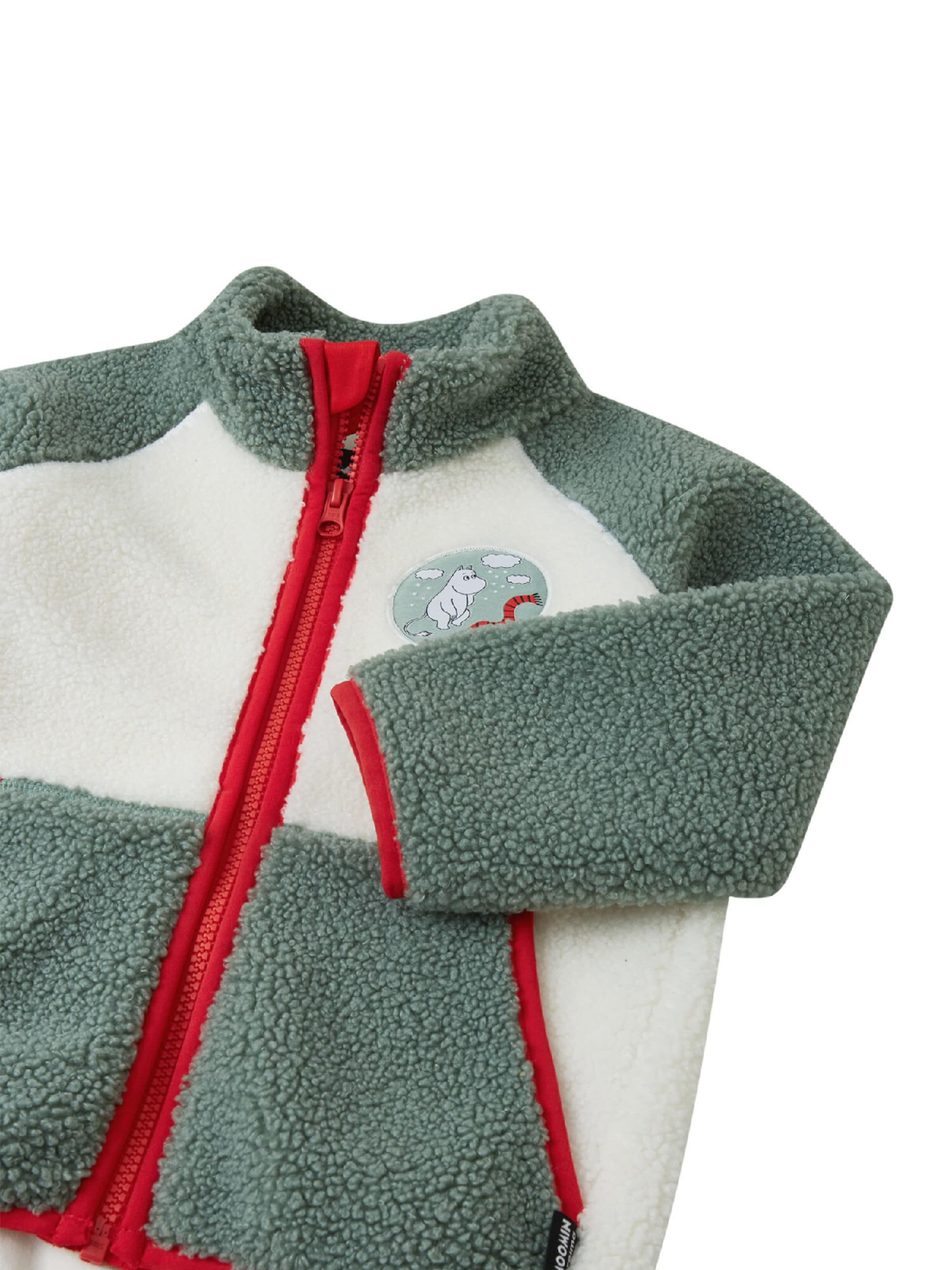 Reima Fleece jas 'Moomin Kramgo' in Groen