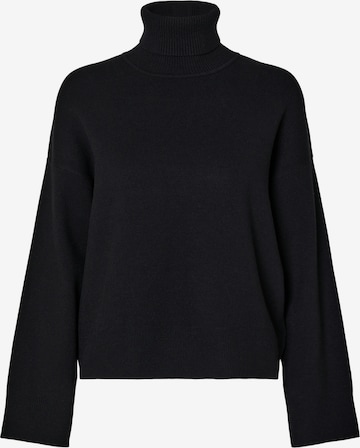Pullover 'SLFKamma' di SELECTED in nero: frontale