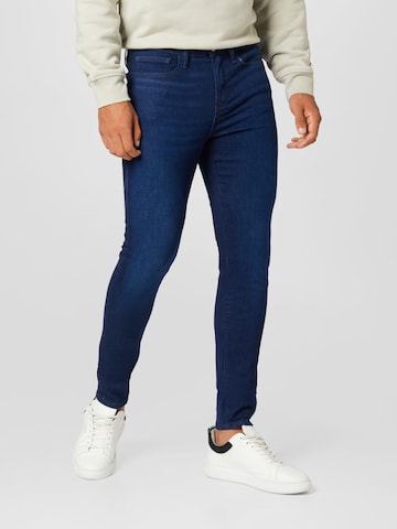 Skinny Jean 'JAGGER' FRAME en bleu : devant