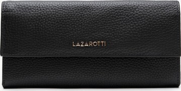 Lazarotti Wallet 'Bologna' in Black: front