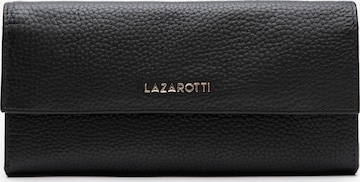 Lazarotti Wallet 'Bologna' in Black: front