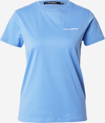 mėlyna Karl Lagerfeld Marškinėliai 'ESSENTIAL': priekis